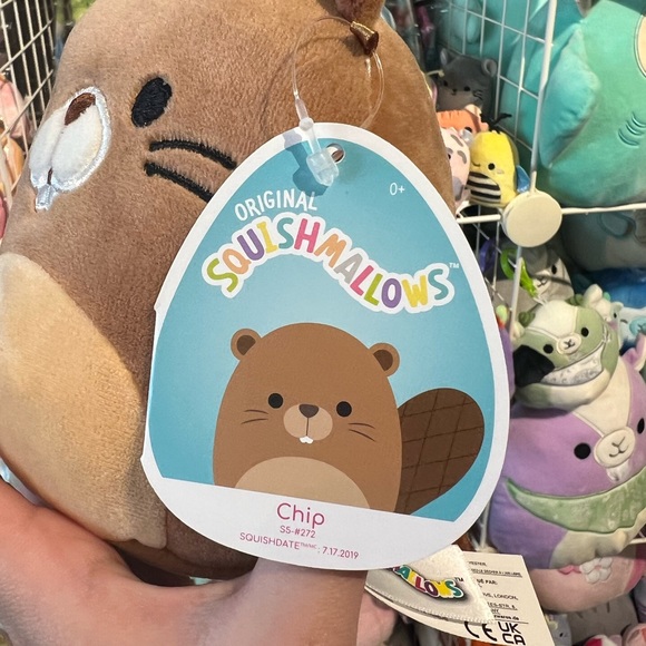 Squishmallows Chip the Beaver 5” Stuffed Plush - Picture 3 of 3
